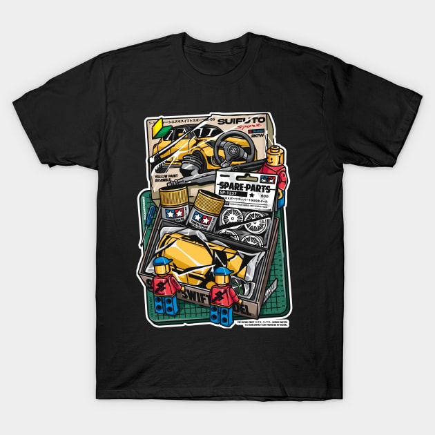 Lego Cars T-Shirt by Rockartworks